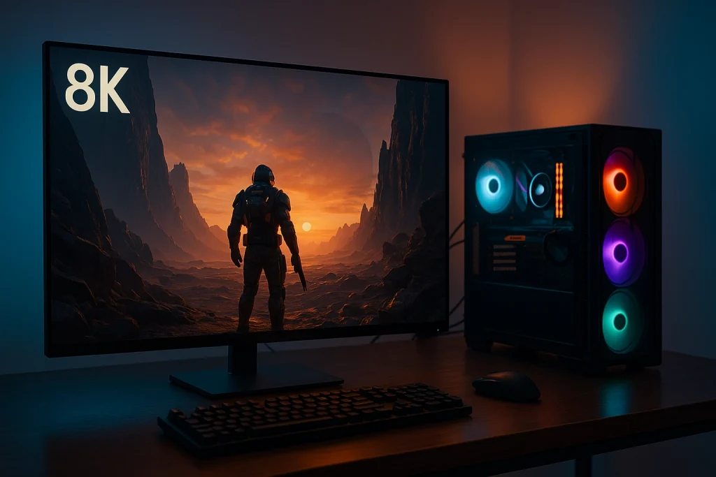8K gamer monitorok a küszöbön